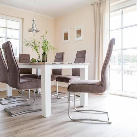 House In Bodstedt Near Lagoon And Sauna, Cleaning Included Nyaraló Fuhlendorf